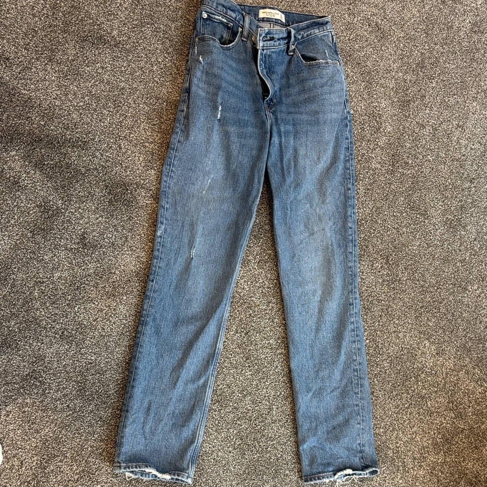 Abercrombie & Fitch Denim Straight Leg Jeans